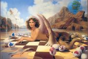 Surrealism "Ariafora Siren" Fantasy Dream HD Print on Canvas Picture 8''X12''