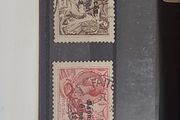 Rare 1927-28 Saorstat 3 line overprints  - wide setting