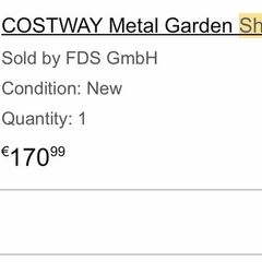Metal Garden Shed