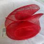 fascinator red Image 2