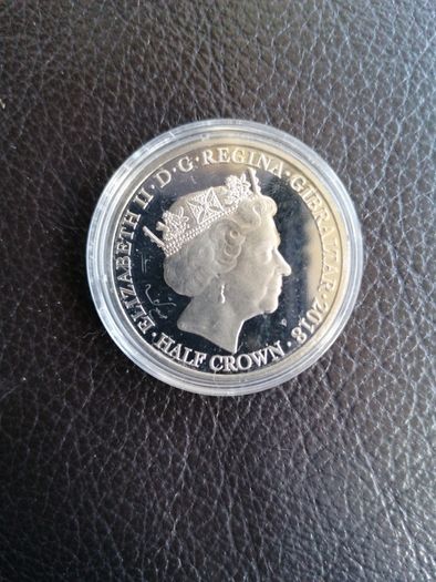2018 Gibraltar Half Crown Coin