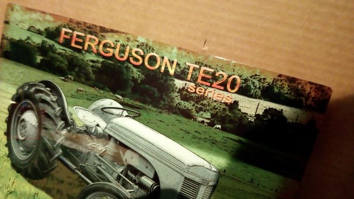 Ferguson TE 20 tin sign Grey Fergie metal sign