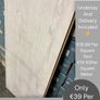 New Ice White 12mm Laminated Flooring Image 3