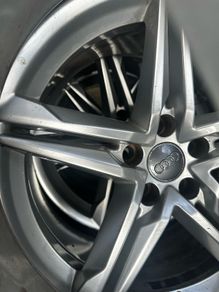 audi S-line alloys with tyres 18 in