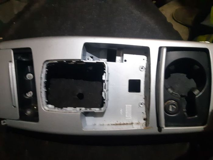 Audi A6 C6 Centre Console Trim In Silver 4f2864261