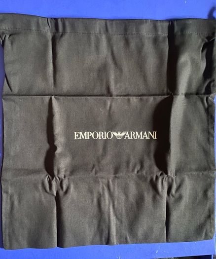 Armani cotton drawstring bag