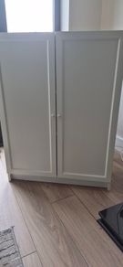 Ikea Billy/ Oxberg 2 door bookcase