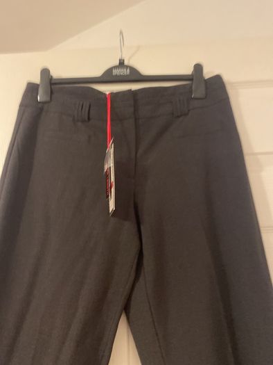 ladies trousers paco new charcoal grey large