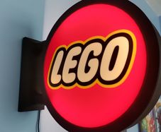 LEGO LED Light Box Sign  a great display piece for LEGO fans and a brilliant addition to a bedroom, gaming room, playroom, office, man cave or LEGO collection.