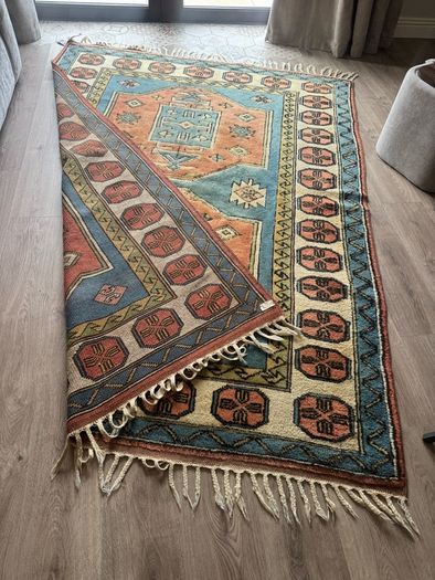 Vintage Hand made Turkish Wool Rug-165 X 228 cm
