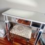 Mirrored dressing table with matching stool Image 2