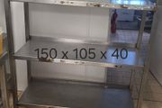 Stainless steel shelf
