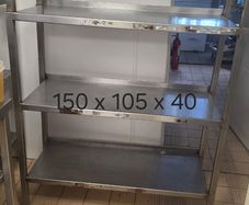 Stainless steel shelf
