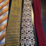 MENS TIES BUNDLE x7 Striped Geometric Polyester Formal Office Vintage Style Image 4