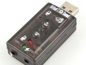 New External USB 2.0 To 3D Virtual 7.1 Audio Sound Card Adapter PC Laptop #247
