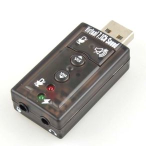 New External USB 2.0 To 3D Virtual 7.1 Audio Sound Card Adapter PC Laptop #247