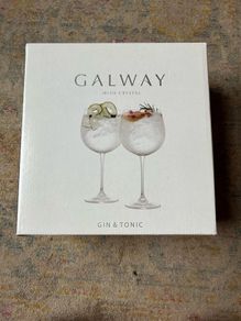 Galway crystal gin glasses