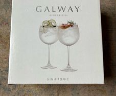 Galway crystal gin glasses