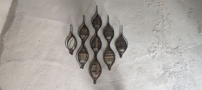 Mirrors with tea lights