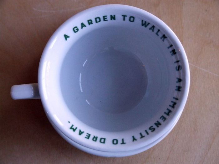 Hendrick's Gin cup and saucer