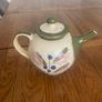 Pottery tea pot and a pair of matching mugs Image 4