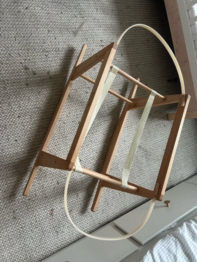 Little Green Sheep Moses Basket & Rocking Stand