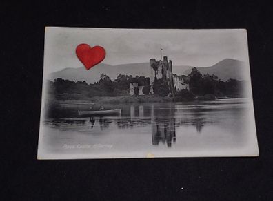 Ireland Postcard : Ross Castle , Killarney , Co. Kerry , Black and White - 1913