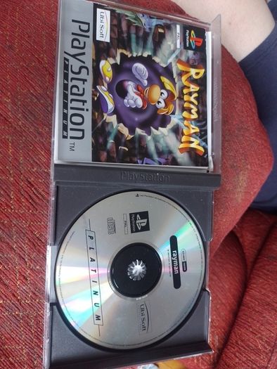 Rayman on PS1 Platinum edition