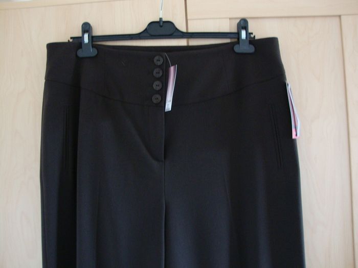 Principles Brown High Waist Trousers - Size 18L