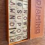 Vintage mid-century wooden dominoes  boxed Image 2