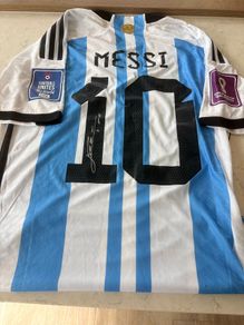 Lionel Messi Signed Argentina Qatar 2022 World Cup Final Winners Shirt Plus COA