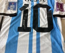 Lionel Messi Signed Argentina Qatar 2022 World Cup Final Winners Shirt Plus COA