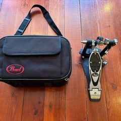 Pearl P-2002C Eliminator Double Bass Drum Kick Pedal With Case And Accessories