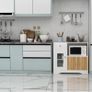 Sideboard for Kitchen, Sideboard with Socket for Microwave, Kitchen Cabinet with Drawers, Storage Cabinet for Dining Room, Kitchen, Living Room, 83 x 40 x 80 cm Image 6