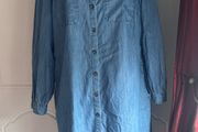 F&amp;F long sleeve knee length denim dress size UK18/20 EU46/48 Postage included