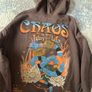 Ladies Bershka Vintage Hoodie Size M Image 4