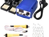 BRAND NEW Upgraded Wood Burning Kit 60W Pyrography Machine Dual Port Digital Display with 20 Pyrography Wire Tips Adjustable Temperature