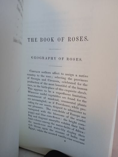 The Book of Roses or, The Rose Francier's Manual by Catherine Frances Gore (HQ270)