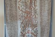Silk women's scarf