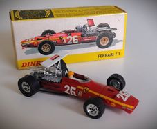 Diecast Vintage French Dinky Toys Ferrari 312 1968 F1 - Near Mint Original Condition/Very Good Box
