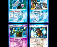 4x Rare Black and White Plasma Storm Pokemon Cards Team Bundle Lot 2013