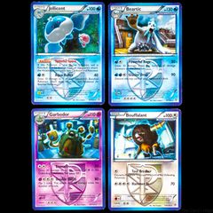 4x Rare Black and White Plasma Storm Pokemon Cards Team Bundle Lot 2013