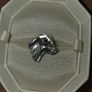 AR Brown Pewter Dog Head Pin Image 3