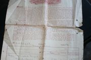 Antique Prudential Assurance Co Ltd Industrial Branch Life Insurance Policy