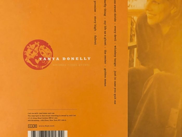 Tanya Donnelly - Whiskey Tango Ghosts. Solo album by member of Throwing Muses and Belly. As-new condition.