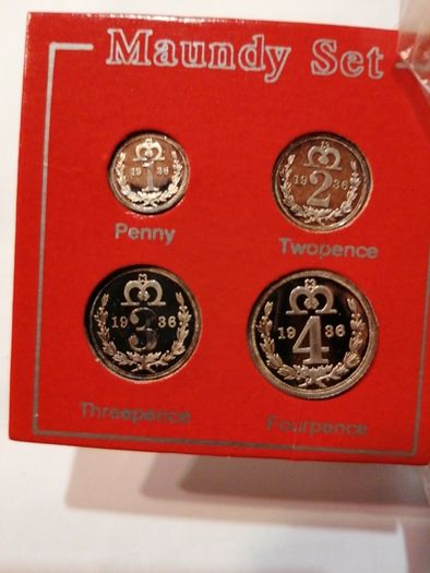 1936 Maundy Silver proof Set