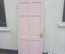 painted pine door for free
