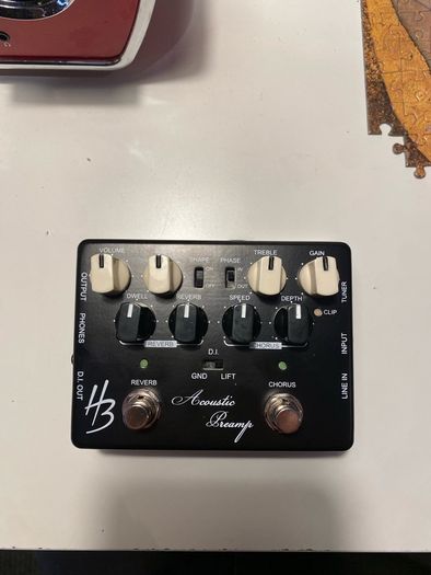 Harley Benton Acoustic Preamp Pedal