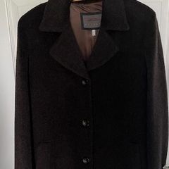 Apriori Long Virgin And Mohair Wool Coat- Luxury brand..  Elegant & Classic. Size Gb 12 / Medium.  Excellent Condition. Stunning.