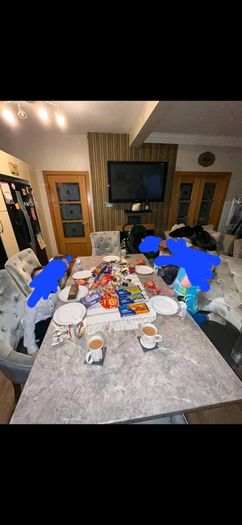 marble table